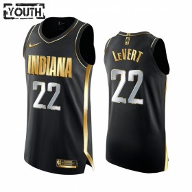 Indiana Pacers Trikot Caris LeVert 22 2020-21 Schwarz Golden Edition Swingman - Kinder